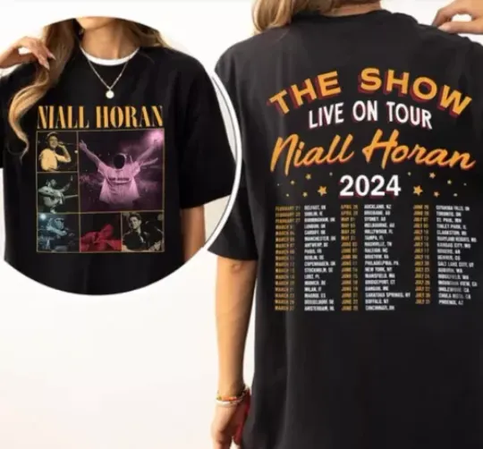 Discover Niall Ho.Ran The Show Live On Tour 2024 Shirt, Shirt, Ablum Music Shirt