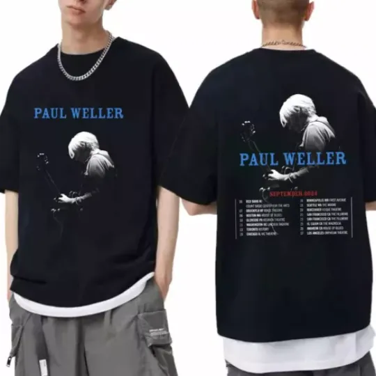 Discover Paul Weller 2024 Tour t-Shirt, Paul Weller Fan Shirt, Paul Weller 2024 Concert