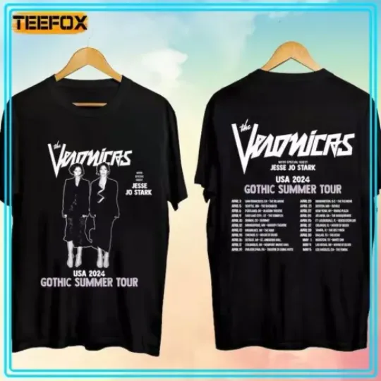 Discover The Veronicas  Gothic Summer Tour 2024 Unisex T-Shirt