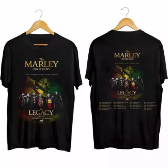 Discover The Marley Brothers 2024 Tour Shirt The Marley Brothers Legacy Tour 2024 Shirt