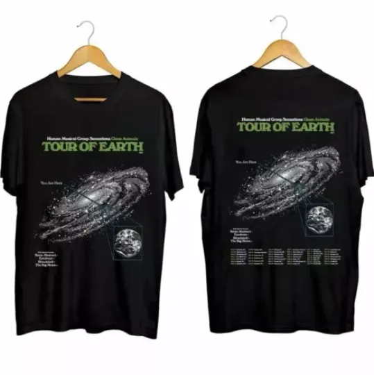 Discover Glass Animals - Tour of Earth 2024 Shirt, Glass Animals Band Fan Shirt
