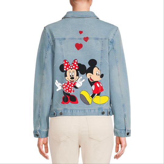 Disney Denim Jacket | Women's Denim Jacket | Gift For Girlfriend | Outerwear