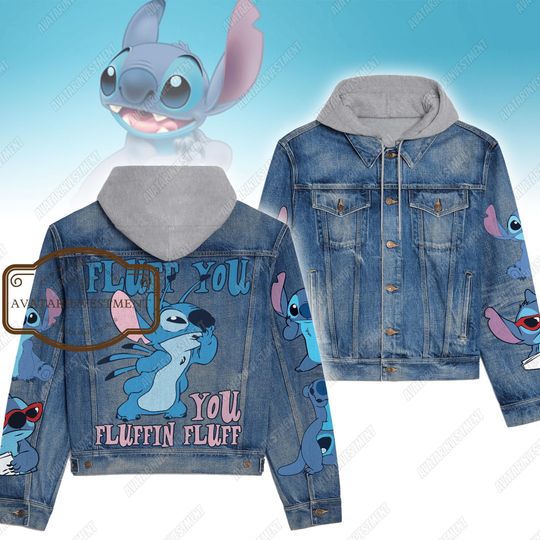 Stitch Youth Jacket, Disney Stitch Jacket, Stitch Jean Jacket, Funny Sitch Jacket Men, Stitch Denim Jacket Women, Stitch Lover Gift