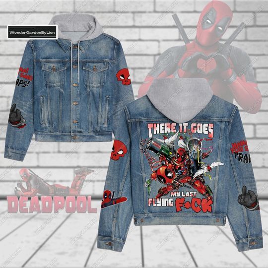 Deadpool Wolverine Denim Jacket, Deadpool 3 Movie Cosplay Hoodie, Ryan Reynolds Jacket Man, Marvel Bestie Couple Shirt, Men Leather Jacket