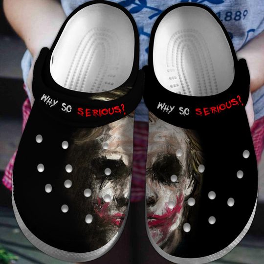 Halloween Clogs, Why So Serious Joker Sneakers, Dark Knight Heath Ledger Joker, Horror Character Sandals, Joaquin Phoenix Slippers For