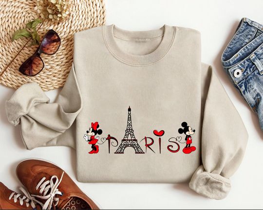 Disneyland Paris Sweatshirt, Paris Mickey Sweatshirt, Paris Family Trip Sweatshirt