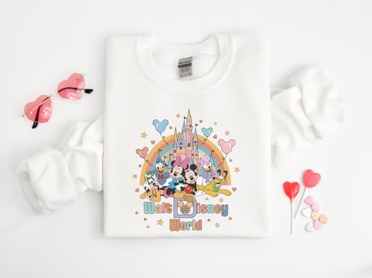 Discover Walt Disneyworld Sweatshirt, Disney Trip Sweatshirt, Mickey And Friends Sweatshirt