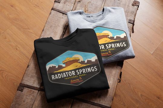 Discover Disney Cars Sweatshirt, Radiator Springs National Park Sweatshirt, Disney Sweatshirt