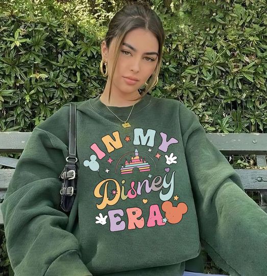 Discover Disney Sweatshirt, In My Disney Era Sweatshirt, Disney Aesthetic Sweatshirts