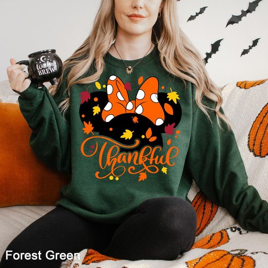 Discover Disney Thankful Sweatshirt, Disney Thanksgiving Hoodie, Disney Thanksgiving Sweatshirt