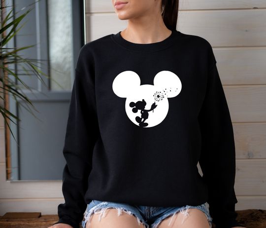Discover Mickey Dandelion Sweatshirt, Disney Sweatshirt, Dandelion Sweatshirt, Mickey Sweatshirt
