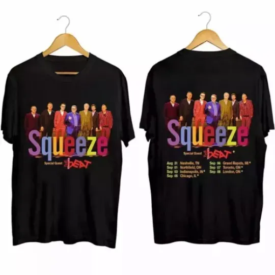 Discover Squeeze Band 2024 Tour Men Women T-Shirt Gift for Fans