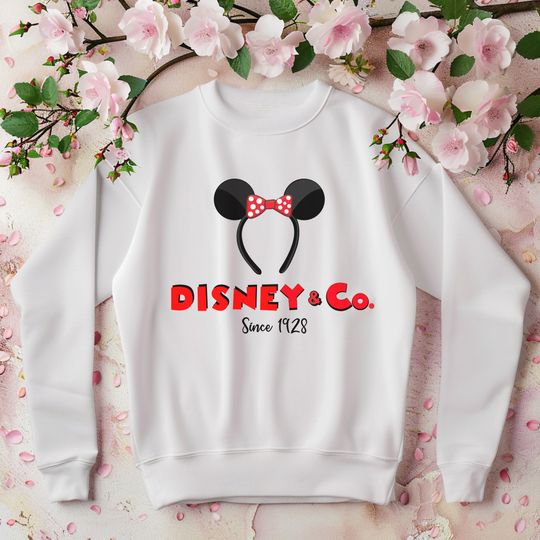 Disney & Co. Sweatshirt,Disney sweatshirt,Mickey mouse shirt,Minnie sweatshirt