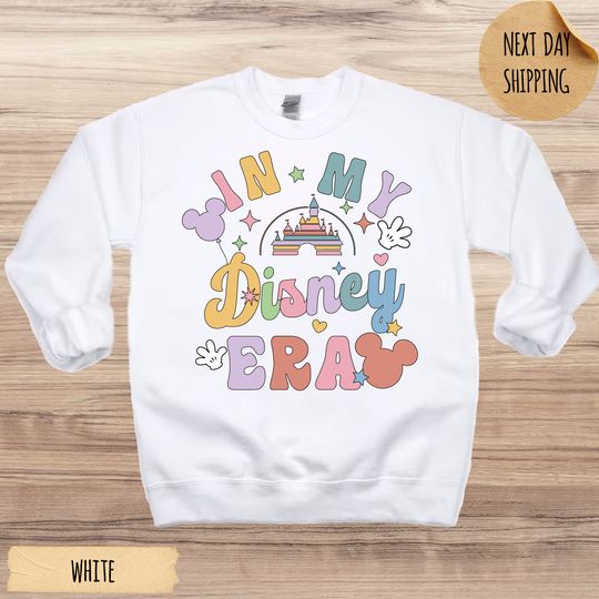 Discover In My Disney Era Sweatshirt, Disney Castle Sweater, Disney Sweatshirt