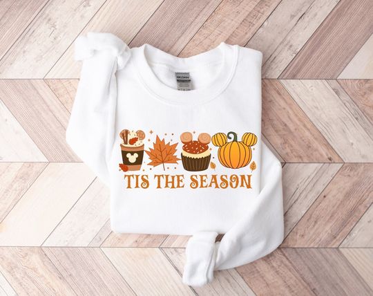 Discover Tis The Season Disney Sweater, Disney Sweatshirt, Disney Fall Sweatshirt