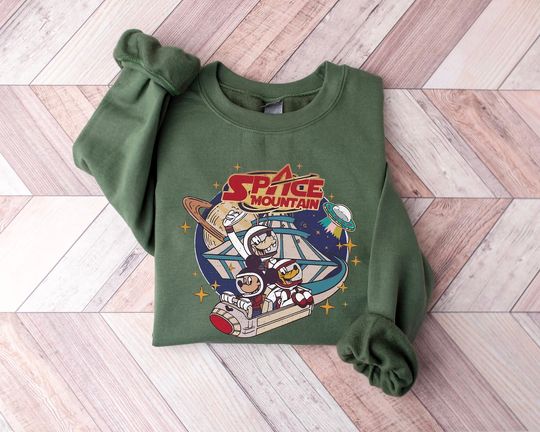 Discover Space Mountain Sweatshirt, Magic Kingdom Sweatshirt
