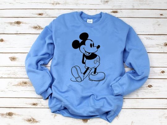 Discover Mickey Mouse Classic Sweatshirt, Disney Sweatshirt, Family Matching Sweatshirt