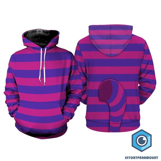 Cheshire Cat Full Over Print ShirtHoodie, Alice in Wonderland Shirt, Disneyland Halloween Party, Halloween Shirt, Halloween Gifts