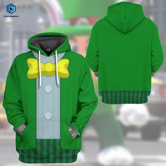 Discover Mario Topper Broodal Full Over Print 3D Hoodie, Super Marios Hallowen Cosplay Outfits, Mario Shirt, Gift for Gamers, Super Mario Hoodie