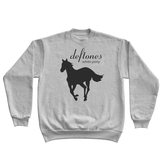 white pony sweatshirt 2000s alternative rock