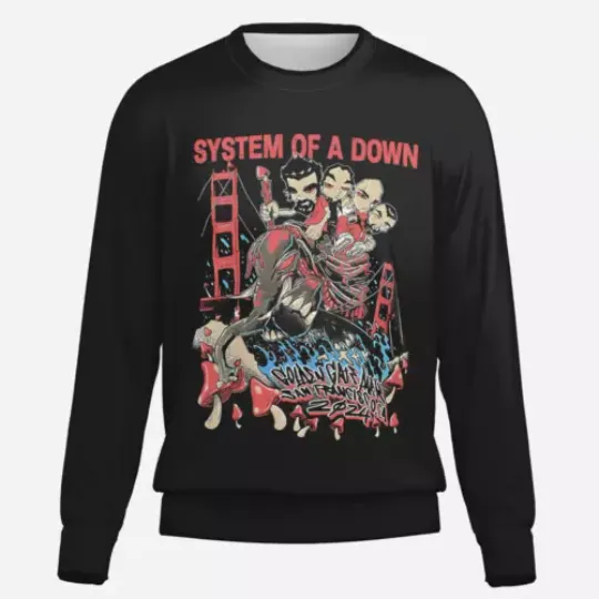 SYSTEM OF DOWN & Deftone San Francisco's Golden Gate Park's Unisex SweatShirt