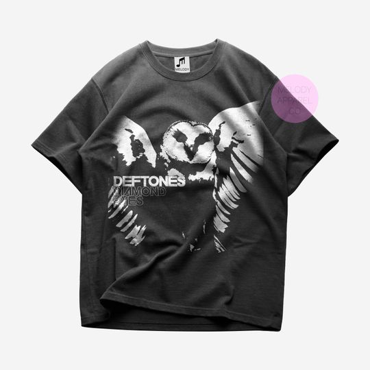 Limited Edition Deftone Tee - Around The Fur T-shirt - Adrenaline Tee - White Pony Tee - Unisex Deftone Merch - Chino Moreno - Diamond Eye