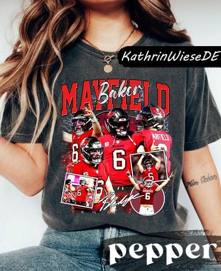 Baker Mayfield Football Shirt, Game Day 90s Retro Graphic Tee, Vintage Football Bootleg Gift Unisex Shirt, Baker Mayfield Bootleg