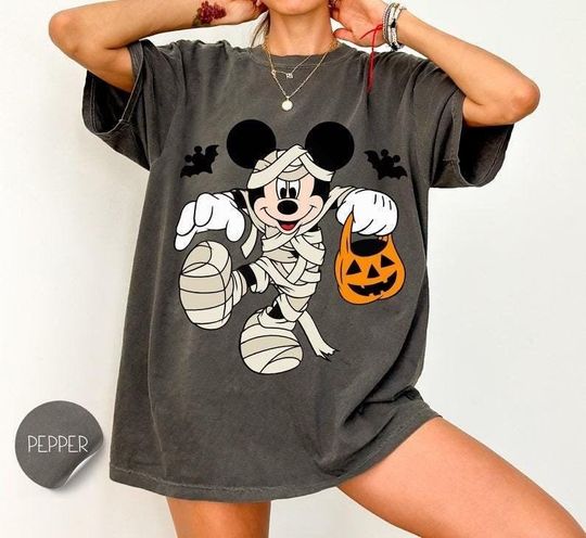 Discover Mickey Zombie Comfort Colors Shirt, Halloween Party Shirt, Disney Halloween Tee, Halloween Comfort Colors Shirt, Mickey Halloween Shirt