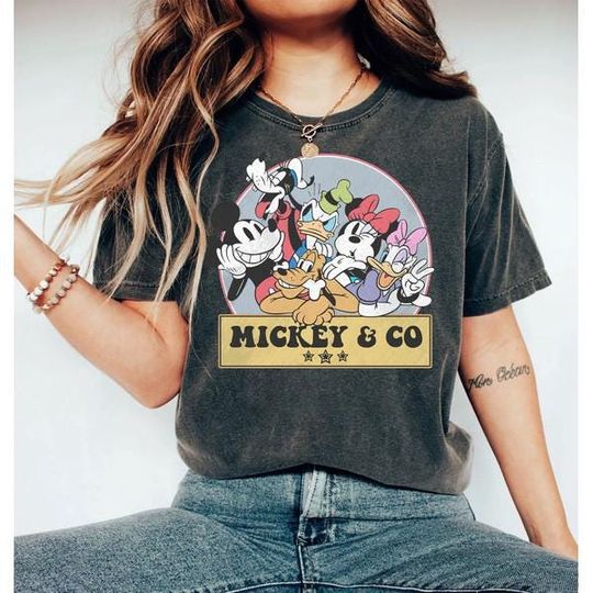 Discover Vintage Mickey & Co 1928 Shirt, Retro Vintage Disney Shirt, Disneyland Shirt, Disneyworld Shirt, Disney Family Matching