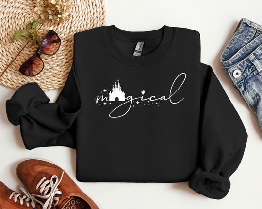 Discover Disney Magical Sweatshirt, Disney Sweatshirt, Mickey Minnie Sweatshirt