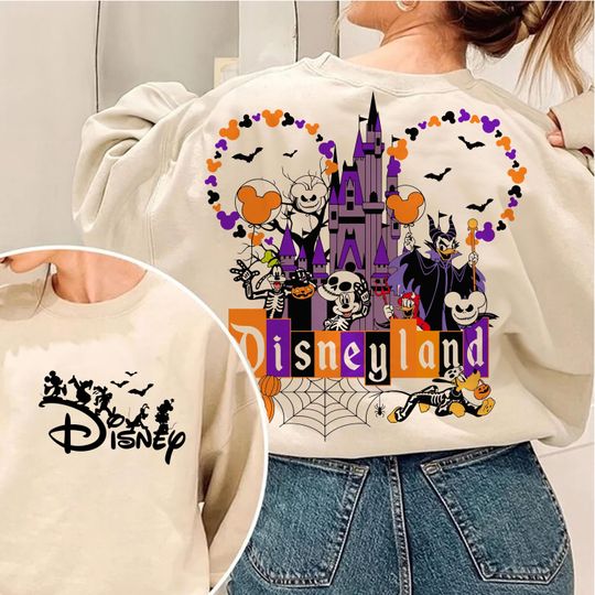 Discover Halloween Mouse and Friends Sweatshirt, Halloween Sweatshirt, Spooky Vibes Shirt