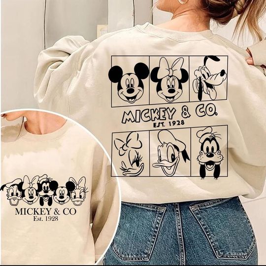 Discover Mickeyy and Friends Sweatshirt