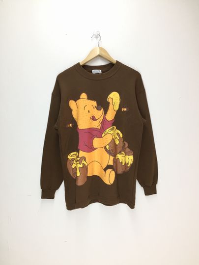 Discover Rare Vintage Winnie The Pooh Sweatshirt / Jumper / Disney