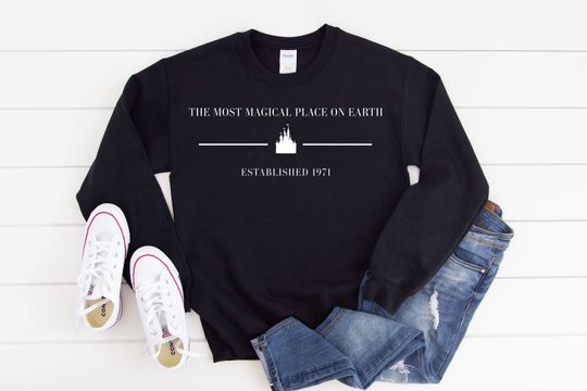 Discover Established 1971 Sweatshirt | Disney Sweatshirt | Disney Shirt for Women