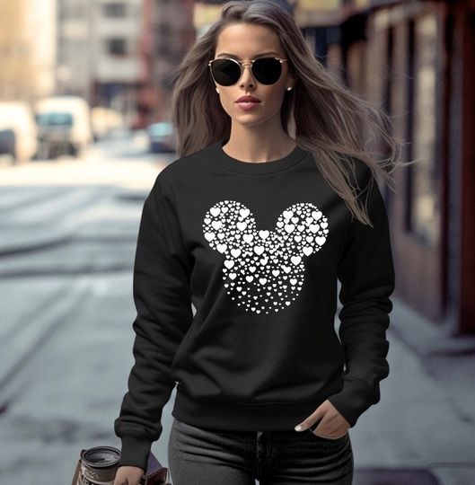 Discover Mickey Mouse hearts unisex sweatshirt  Disney sweatshirt, Disney fashion