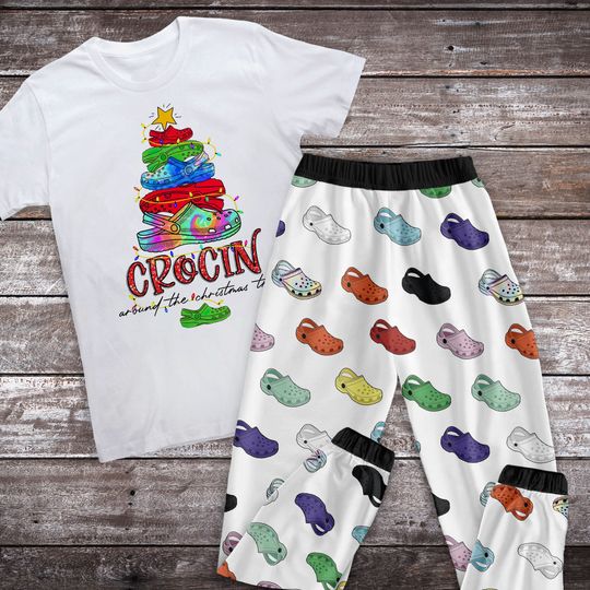 Discover Crocs Pajamas Set, Family Pajamas, Family Christmas Pajamas Set.