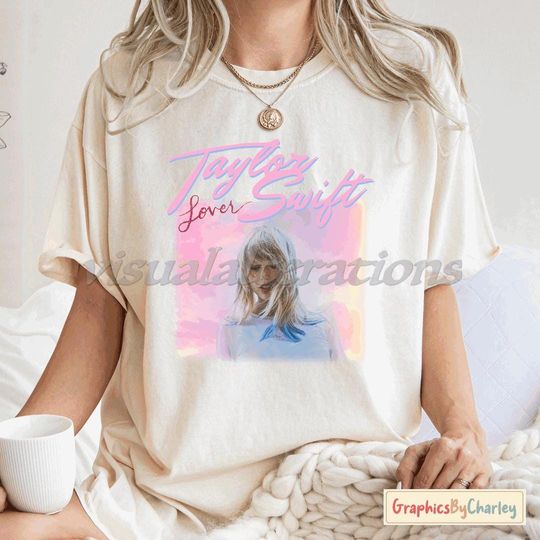 Discover Vintage Lover Album Tee, Taylor Lover Shirt, taylor version Gift, Lover Album Fan Outfit