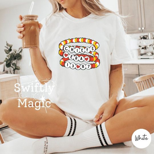 Discover In My Chiefs Era Shirt | Taylor Comfort Colors Oversized T-Shirt | Taylor and Travis Football Shirt | 13 87 Tee | Football Era Gift