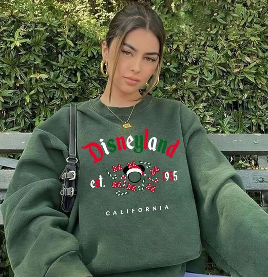 Discover Disneyland Christmas Sweatshirt, Disneyland Est 1955 Christmas Sweatshirt, Mickey And Friends Christmas Sweatshirt, Mickey Christmas Shirt