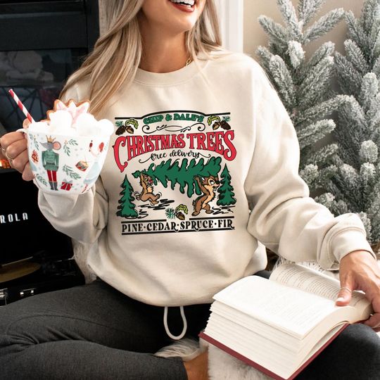 Discover Disney Couples Chip n Dale Double Trouble Christmas Shirt, Chip N Dale Christmas T-Shirt, Chip and Dale Sweatshirt