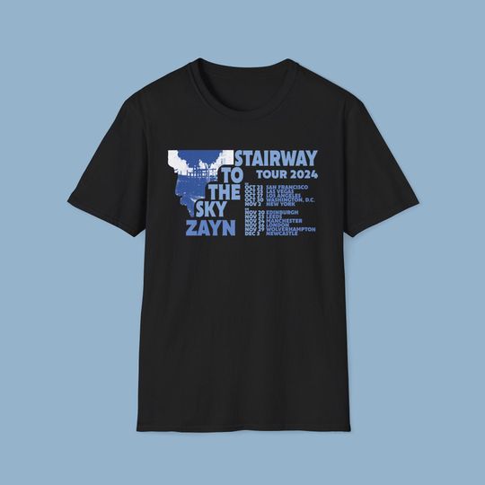 Discover Zayn Stairway To The Stars Tour Unisex Shirt - Room Under The Stairs, Zayn Malik, Fan Merch, Concert Apparel