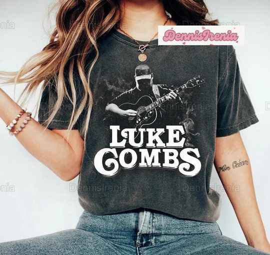 Discover Retro Lukee Comb 2024 Tour Shirt, Country Music Shirt, Music Concert Tshirt, Lukee Comb Shirt, Lukee Comb Concert, Bullhead Lukee Comb