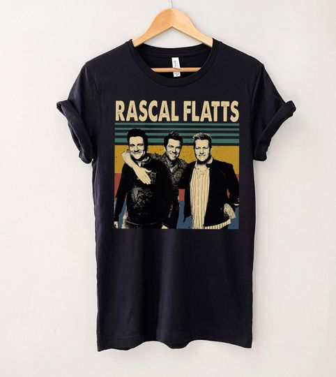 Discover Rascal Flatts band Vintage T-Shirt, Rascal Flatts Shirt, Music Retro Shirt Gift for Men and Women
