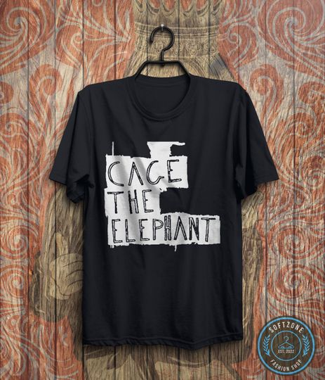 Cage the Elephant Tour Vintage T-Shirt - Cage The Elephant Shirt, Cage The Elephant Tour, Rock Band Music