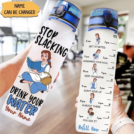 Discover Princess Belle Bottle, Beauty And Beast Bottle, Disney Princess Bottle, Tale As Old As Time, Princess Bottle, Personalized Bottle