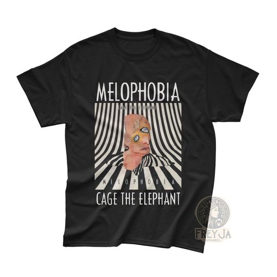 Cage The Elephant Exclusive T-Shirt - Unisex Rock Music Band Merch - Music Apparel Gift - Melophobia Album Tee