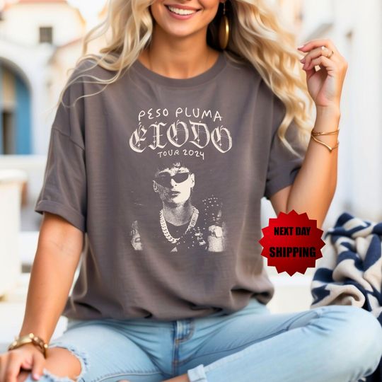 Discover Peso Pluma Exodo Tour 2024 Shirt, Vintage Peso Pluma Shirt, Exodo 2024 Concert Tour 2024, Trendy Shirt For Fans, Fans Shirt
