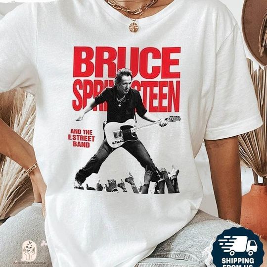 Bruce Springsteen Shirt, Bruce Springsteen And The Estreet Band T-Shirt, Bruce Springsteen Fan Gift, Bruce Springsteen 2024 Tour Shirt