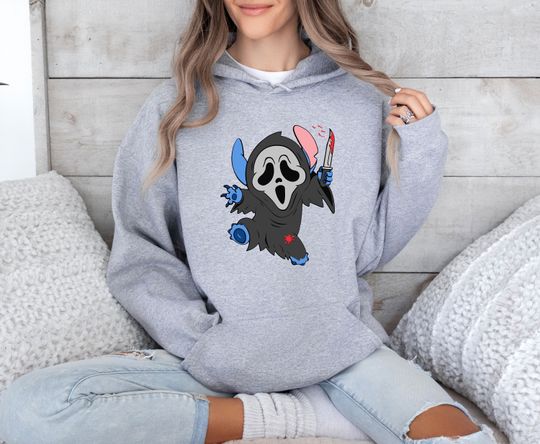 Discover Stitch Halloween Hoodie, Disney Halloween Sweatshirt, Disney Hoodie, Halloween Sweat