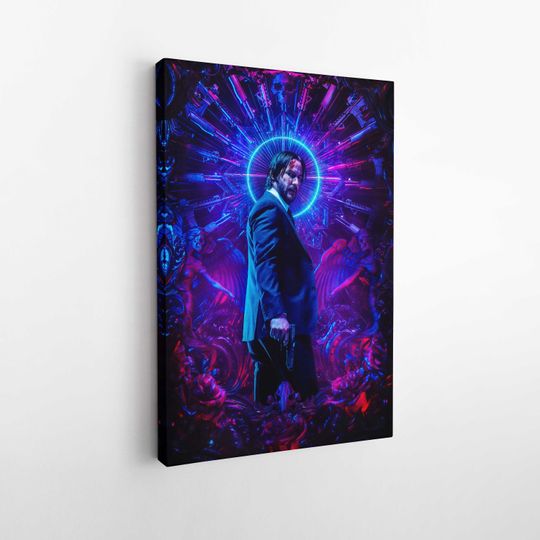 Discover John Wick Print, John Wick: Chapter 4 Canvas, Movie Poster, John Wick Poster, Film Posters, Hollywood Movie Poster, Action Movie Wall Decor